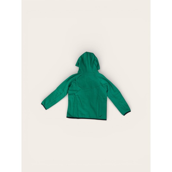 Nike Kids Tech Fleece Full Zip Hoodie and Joggers Tracksuit Set Green New (1Y) - Picture 6 of 8